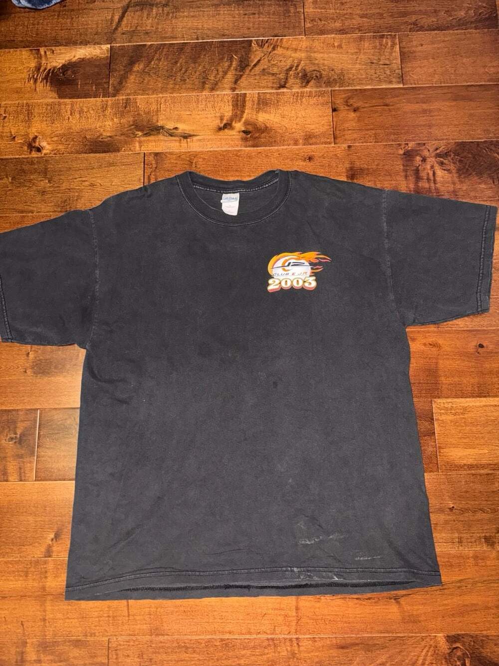 Vintage 2003 Dale Earnhardt Jr. Club E Jr. Black Graphic T-Shirt